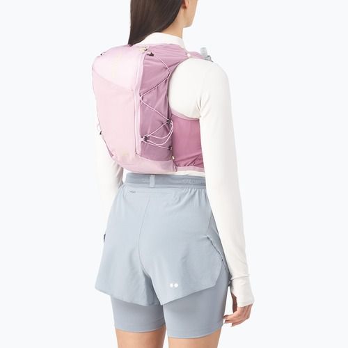 Moteriška bėgimo liemenė Salomon Active Skin 12 Set dawn pink/dusky