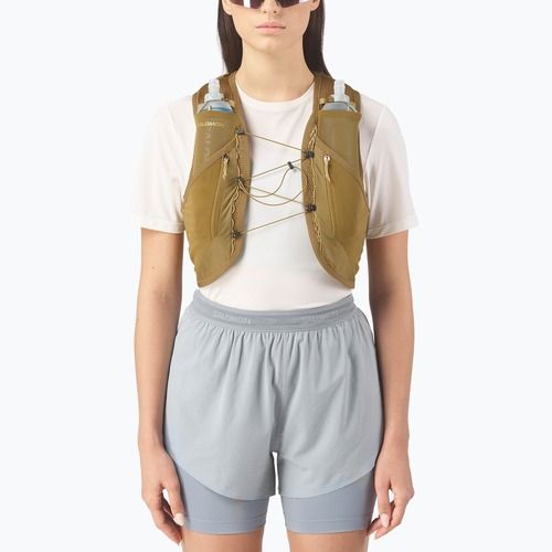 Bėgimo liemenė Salomon Active Skin 12 Set brilliant olive/willow