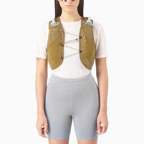 Bėgimo liemenė Salomon Active Skin 4 Set brilliant olive/willow