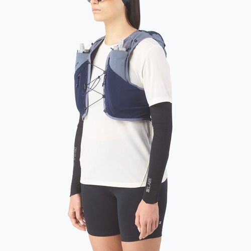 Bėgimo liemenė Salomon ADV SKIN 12 Gradient Set martime blue/gray