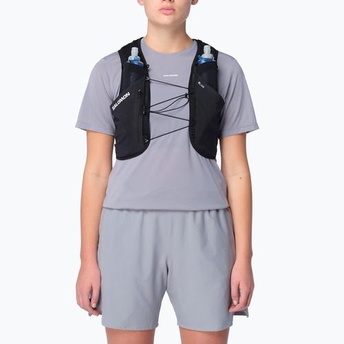 Bėgimo liemenė Salomon S/Lab Pulsar su 3 Flasks juoda/balta