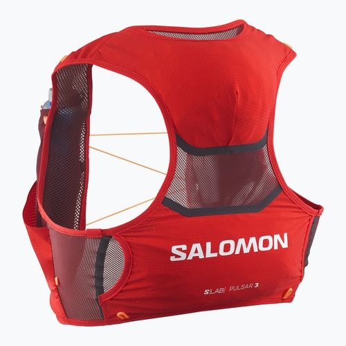 Bėgimo liemenė Salomon S/Lab Pulsar 3 Set fiery red/andorra/orange pop