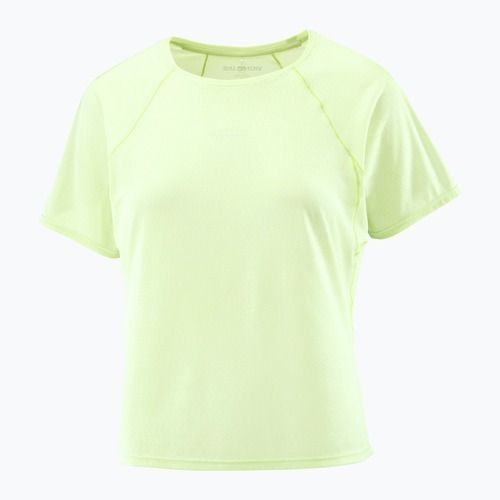 Moteriški bėgimo marškinėliai Salomon Shakeout Air Cropp butterfly