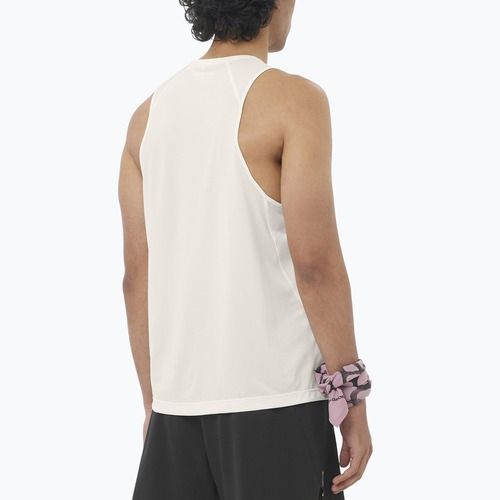 Vyriški marškinėliai Salomon Shakeout Core whisper white