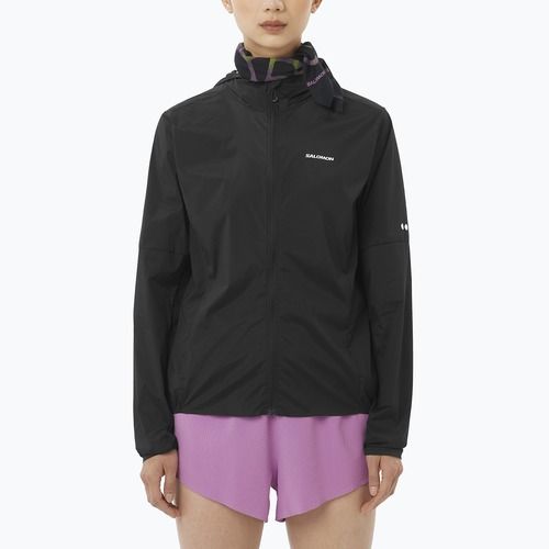 Moteriška bėgimo striukė Salomon Sense Aero Wind black