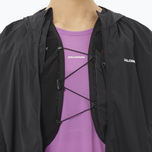 Moteriška bėgimo striukė Salomon Sense Aero Wind black