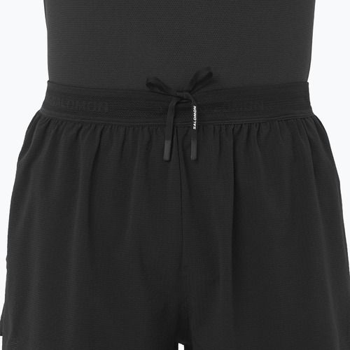 Vyriški bėgimo šortai Salomon Aero SPLT 3" deep black