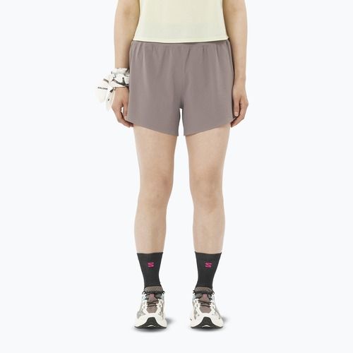 Moteriški bėgimo šortai Salomon Sense Aero Stow 4" iron