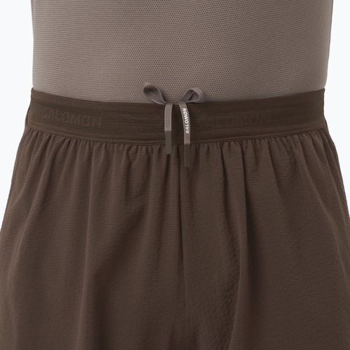 Vyriški bėgimo šortai Salomon Sense Aero Stow 5" coffee bean