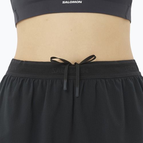 Moteriški bėgimo šortai Salomon Sense SPLT 3" deep black