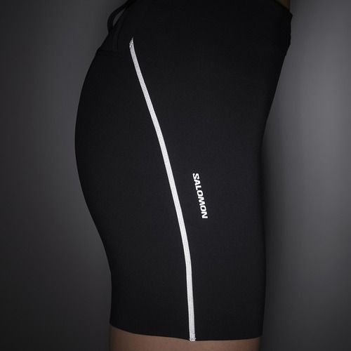 Moteriški bėgimo šortai Salomon Sense Stow 6" deep black