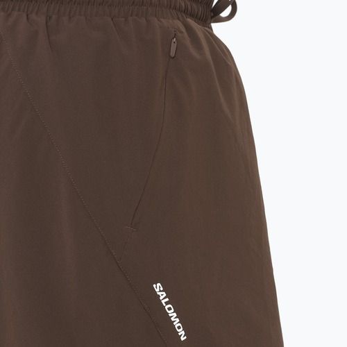 Vyriški bėgimo šortai Salomon SHAKEout Core 5" coffe bean