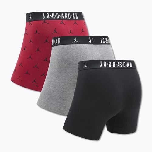 Vyriškos trumpikės  Jordan JHM Flight Cotton Essential 3 pairs gym red
