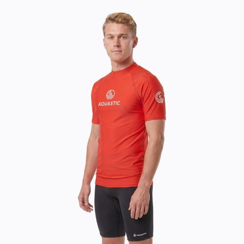 Vyriški marškinėliai AQUASTIC Rimos UV 50+ UPF orange