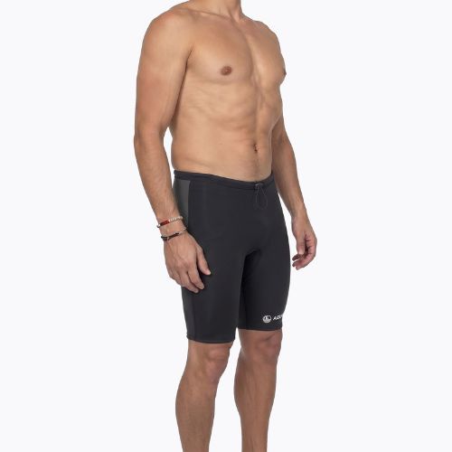 Vyriški neopreniniai šortai AQUASTIC SeaFlex 2.0 mm juodi