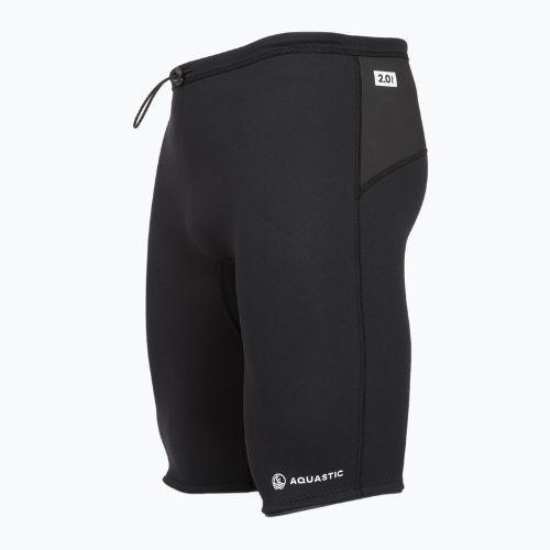 Vyriški neopreniniai šortai AQUASTIC SeaFlex 2.0 mm juodi