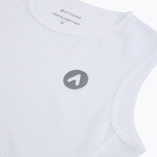 Dviračių moteriški marškinėliai ATTABO Essential WMNS 2 pcs. white