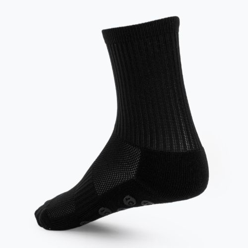 Vaikiškos futbolo kojinės OneTeam Precision Grip non-slip 2-pack black
