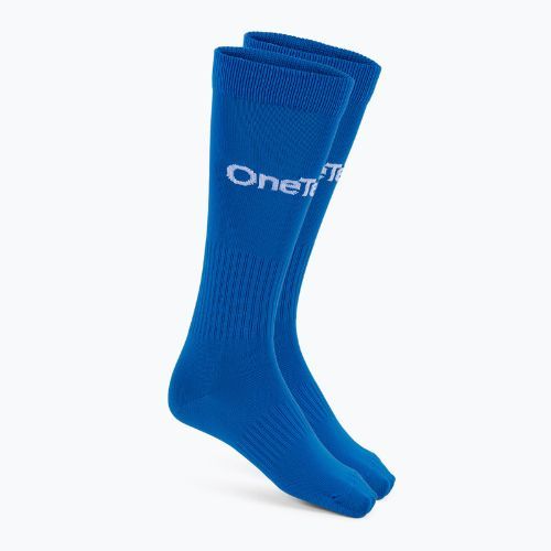 Vaikiškos futbolo kojinės OneTeam Precision football socks rinkinys 2-pack mėlyna