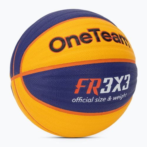 Krepšinio kamuolys OneTeam Rim Rush Fiba 3x3 blue