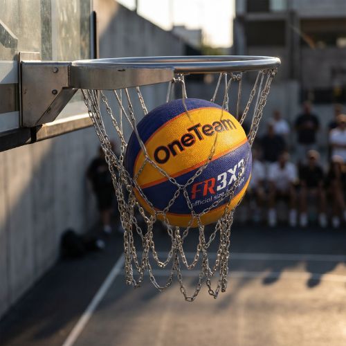 Krepšinio kamuolys OneTeam Rim Rush Fiba 3x3 blue