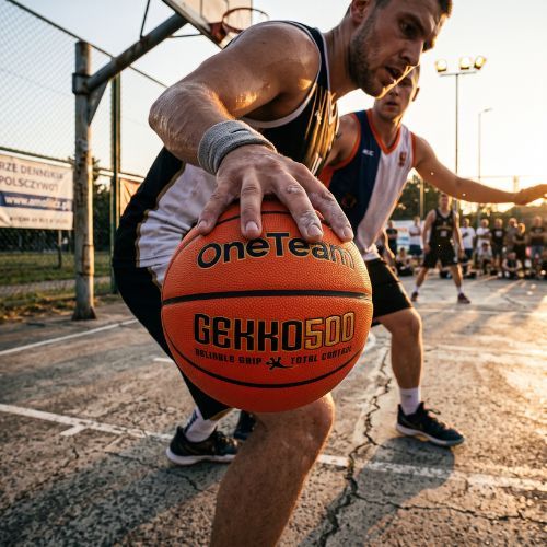 Krepšinio kamuolys OneTeam GEKKO 7 orange