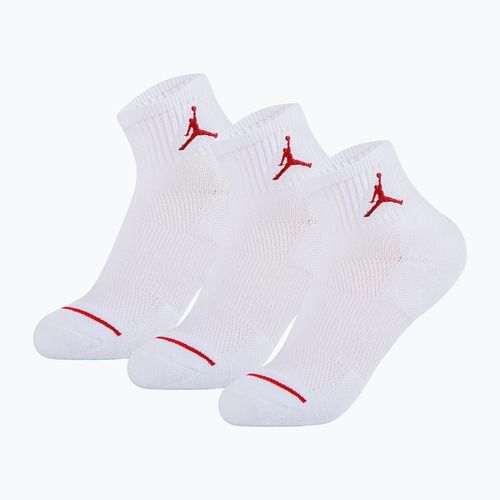 Vaikiškos kojinės Nike Air Jordan Jumpman Quarter 3 pairs white