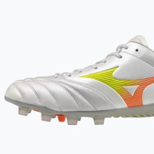 Futbolo batai Mizuno Monarcida Neo III Elite FG white/evening primrose/lava orange
