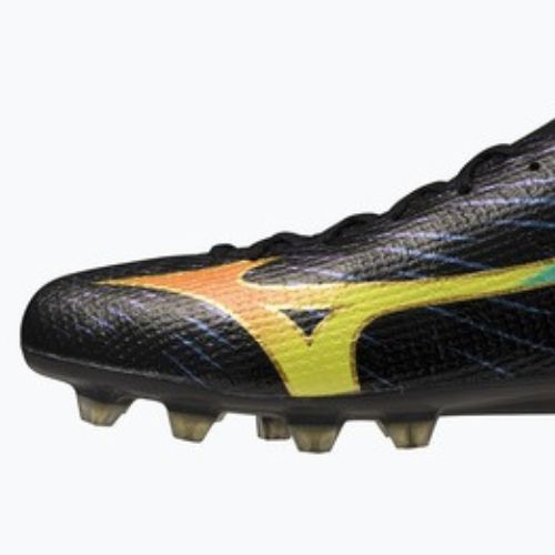 Futbolo batai Mizuno Alfa III Elite FG black/lava orange/evening primrose