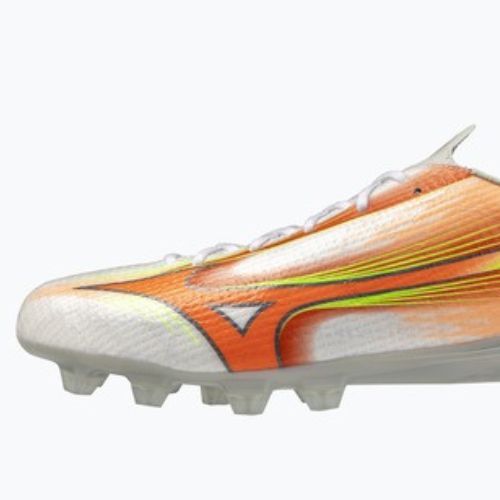 Futbolo batai Mizuno Alpha III Pro FG white/lava orange/evening primrose