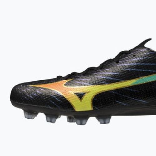 Futbolo batai Mizuno Alfa III Pro FG black/lava orange/evening primrose