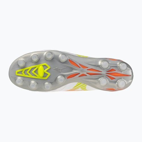 Futbolo batai Mizuno Morelia Neo V β Pro FG white/lava orange/evening primrose