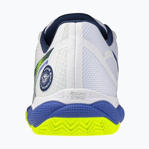 Vyriški teniso batai Mizuno Wave Enforce Court CC white/dazzling blue/lightning