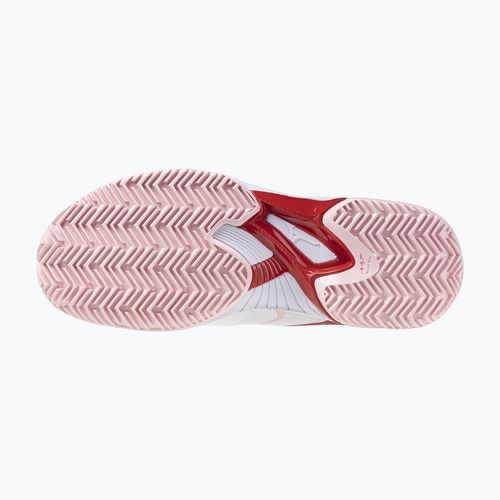 Moteriški teniso batai Mizuno Wave Exceed Court CC W white/pinkesque/barbados cherr
