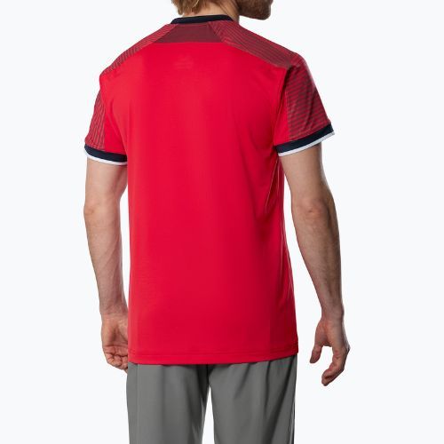 Vyriški marškinėliai Mizuno Stargazer Shadow Tee fiery red