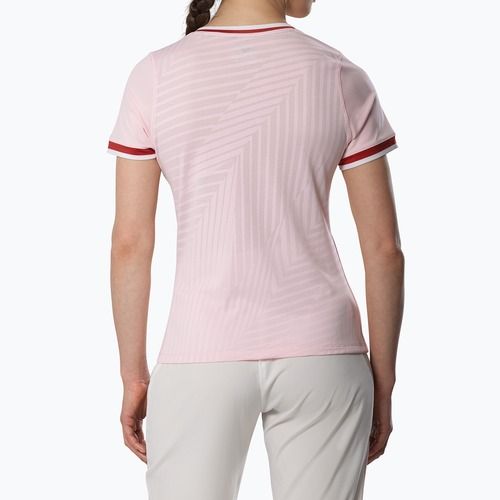 Moteriški teniso marškinėliai Mizuno Stargazer Tee pinkesque