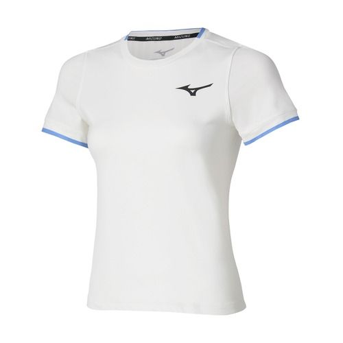 Moteriški teniso marškinėliai Mizuno Stargazer Tee white