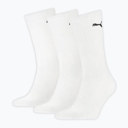 Kojinės PUMA Sport Crew Stripe 3 pairs white