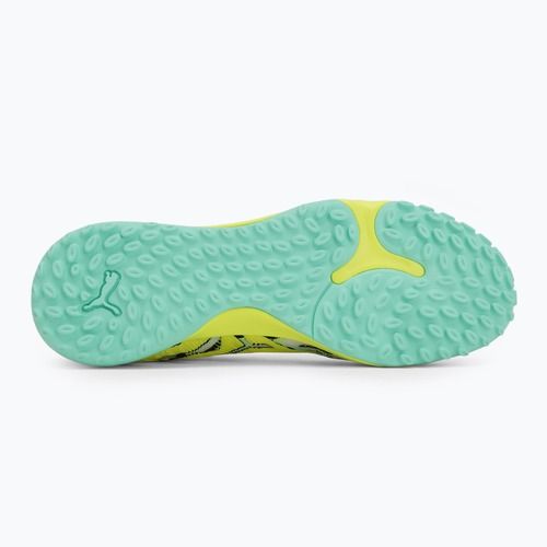 Futbolo batai PUMA Future 9 Match Creativity TT yellow alert/mint jelly/puma white/puma black