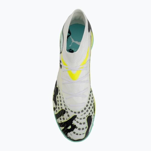 Futbolo batai PUMA Future 9 Match Creativity TT yellow alert/mint jelly/puma white/puma black
