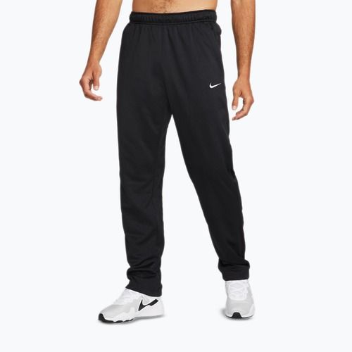 Treniruočių kelnės Nike Therma-FIT Open Hem black/black/white