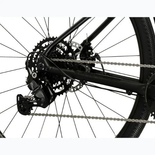 Gravel dviratis KROSS Esker 1.0 black/graphite/matte