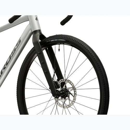 Gravel dviratis KROSS Esker 1.0 grey/graphite/matte
