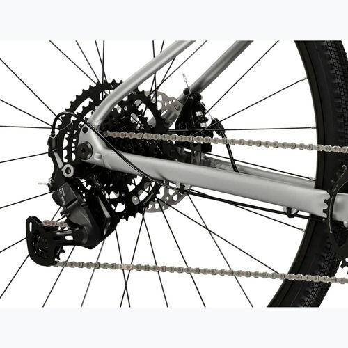 Gravel dviratis KROSS Esker 1.0 grey/graphite/matte
