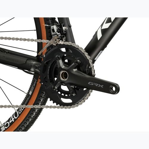 Gravel dviratis KROSS Esker 6.0 black/white/matte/gloss