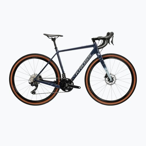 Gravel dviratis KROSS Esker 8.0 navy/blue/gloss