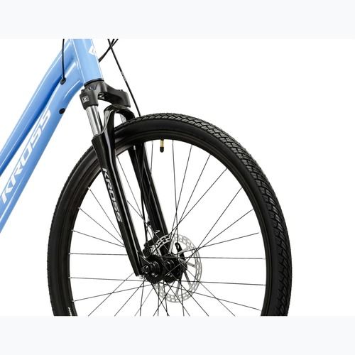Moteriškas krosinis dviratis KROSS Evado 3.0 In blue/white/gloss