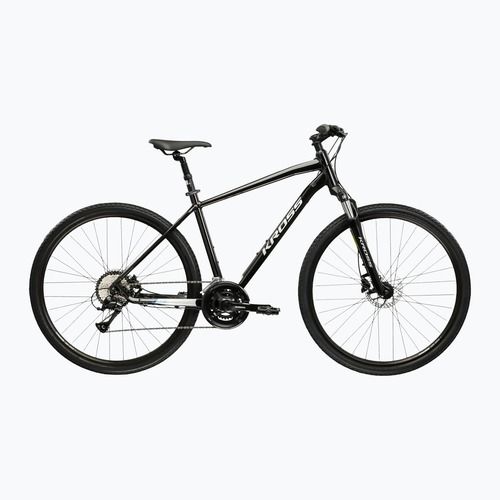 Kroso dviratis KROSS Evado 4.0 black/silver/gloss