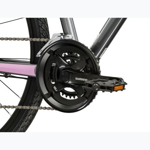 Moteriškas krosinis dviratis KROSS Evado 4.0 In grey/pink/gloss