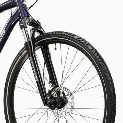 Kroso dviratis KROSS Evado 5.0 navy/silver/gloss